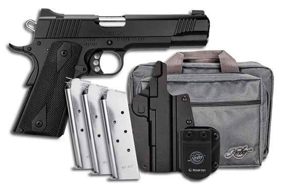 KIMBER 1911 CUSTOM LW 45ACP 5 CLUB BUNDLE KIM 3700812