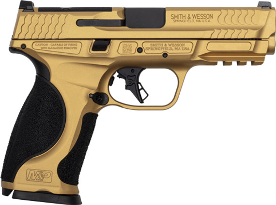 S&W M&P9 M2.0 METAL 9MM 4.25"17-SHOT GOLD CERAKOTE G14303