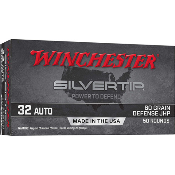 WIN SILVERTIP 32ACP 60GR JHP 50/10 WIN W32AST