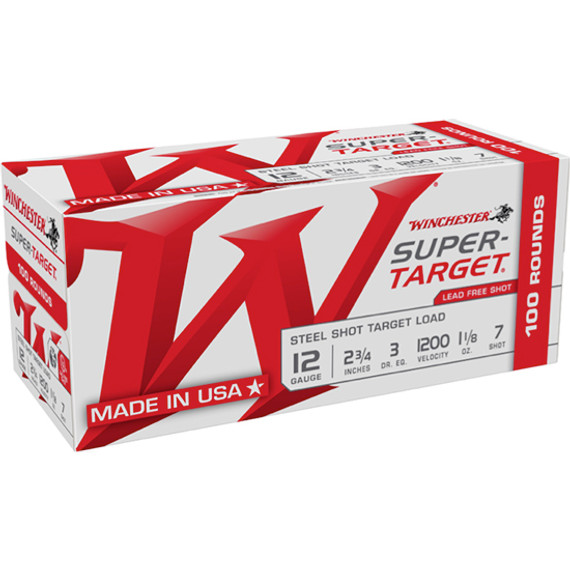 WIN SUPER TARGET 12GA 2.75 1 1/8OZ #7 100/2 WIN TRGT12S7VP