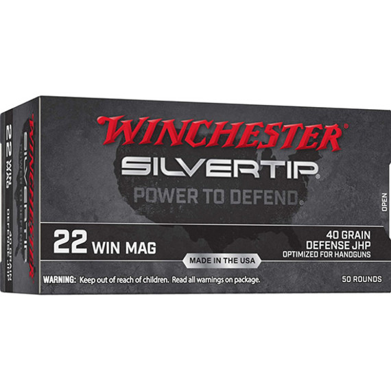 WIN SILVERTIP 22MAG 40GR JHP 50/20 WIN W22MST