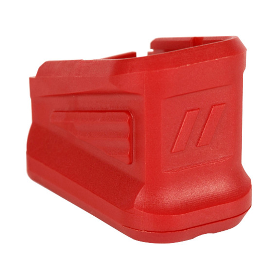 ZEV +5 BASEPAD FOR GLOCK 17 MAGAZINE RED ZEV BPADG175R