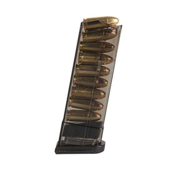 ETS MAG GLOCK 43 9MM 9RD CARBON SMOKE ETS SMKGLK439