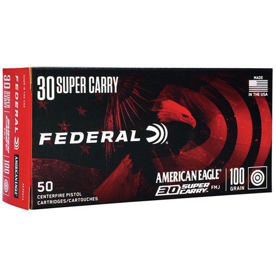 FED AMERICAN EAGLE 30SC 100GR FMJ 50/20 FED AE30SCA