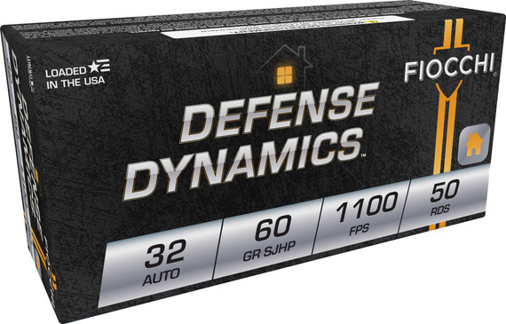 FIO DEFENSE 32ACP 60GR JHP 50/20 FIO 32APHP