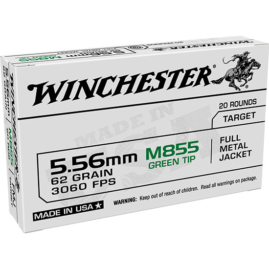 WIN LC 5.56MM M855 62GR FMJ 20/50 WIN WM855K