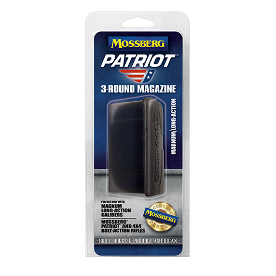 MOSS MAG PATRIOT AND 4X4 7MMREM 300WIN 338WIN 3RD MOSS 95034