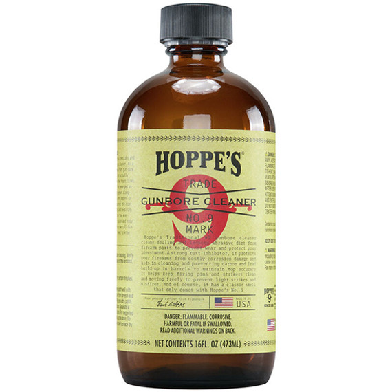 HOP #9 GUN BORE CLEANER 16OZ 6PK GLASS BOTTLES HOP 916GL