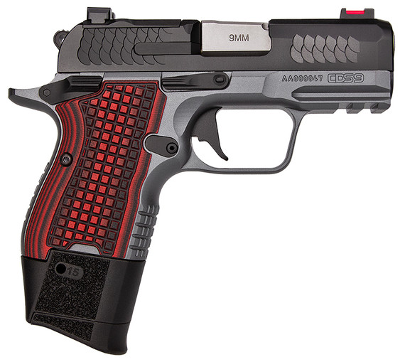 KIM CDS9 9MM TWO-TONE RED GRIPS OR RL KIM 3600003