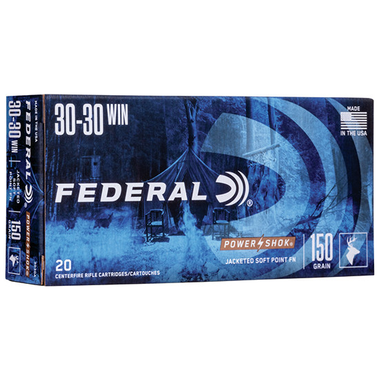 FED POWER-SHOK 30-30WIN 150GR SP FN 20/10 FED 3030A