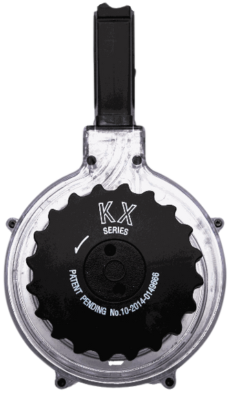 Kci Usa Inc KCIMZ036 AR-15  50rd Drum 5.56x45mm NATO Clear Polymer 158640