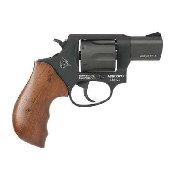 Taurus 856 Ultra Light Handgun .38 Spl 6rd Capacity 2" Barrel Turkish Black Frame Walnut Grips TX285621ULTW