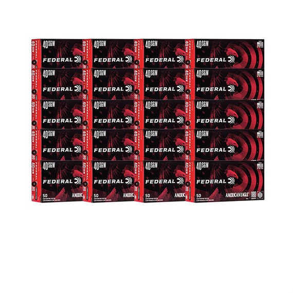 40 S&W 180GR FULL METAL JACKET 1,000/CASE 105001701