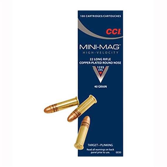 22 LONG RIFLE 40GR COPPER PLATED ROUND NOSE 5,000/CASE 105000825