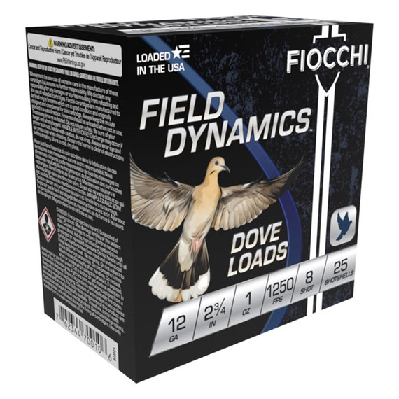 DOVE & QUAIL 12 GAUGE 2-3/4'' 1-1/8OZ #8 SHOT 250/CASE 105002108