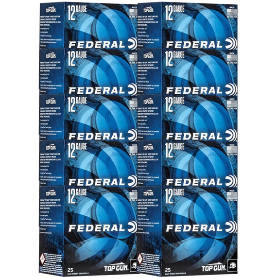 TOP GUN 12 GAUGE 2-3/4'' 1-1/8OZ #7.5 SHOT 1145 FPS 250/CASE 105054061