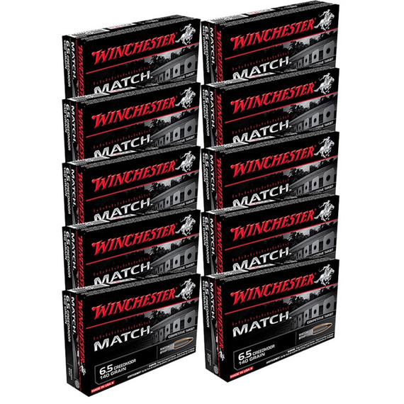 MATCH 6.5 CREEDMOOR 140GR BOAT TAIL HOLLOW POINT 200/CASE 105000586