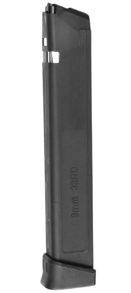 Global Ordnance LLC 850003223063 Global Ordnance  Black 33rd 9mm Luger Glock Style 185618