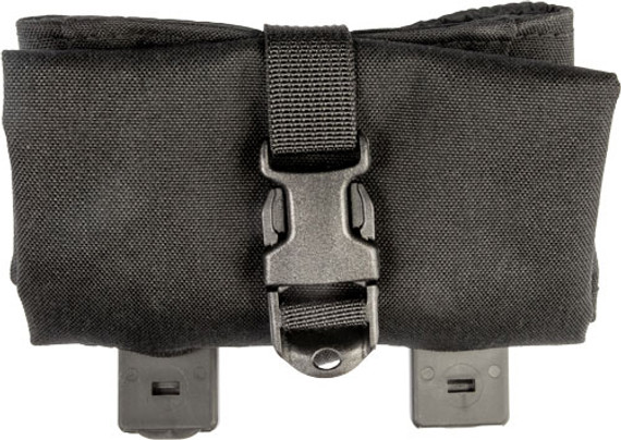 GREY GHOST GEAR ROLL-UP DUMP</br>POUCH LAMINATE BLACK ZGTG03902