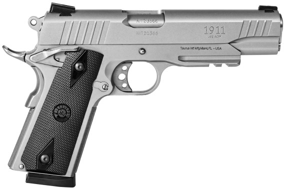 TAURUS PT1911 45ACP STS PSTL 5" 2-8RD PIC RAIL TAUR1-191109-SS1