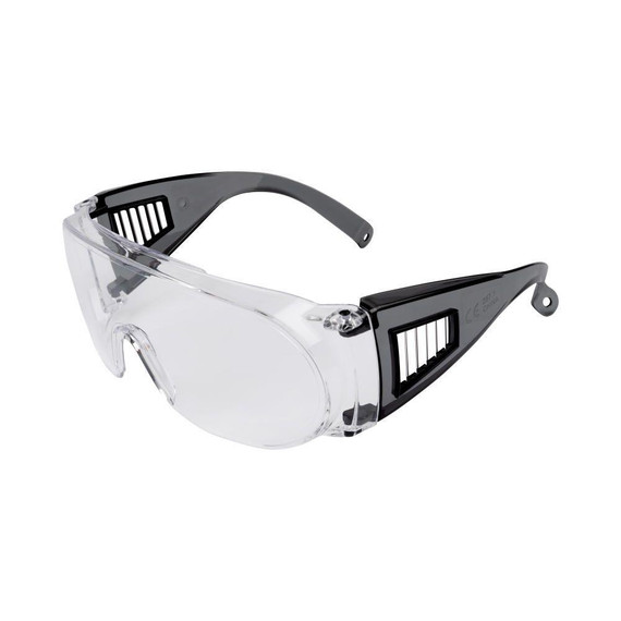 Allen ULTRX Fit Over Safety Glasses Black with Clear Lenses AN4180