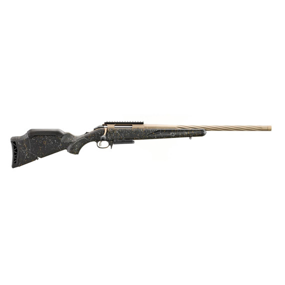 Ruger American Gen II Prairie Rifle 6.5 Creedmoor 3rd Capacity 20" Fluted Threaded Bronze Barrel Black Splatter Gen II Stock UR46973