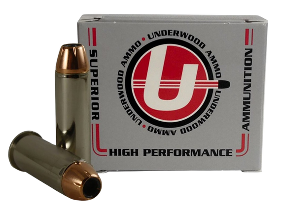 Underwood Ammo 325 XTP  44RemMag 180gr Jacketed Hollow Point 20 Per Box/10 Case 186093