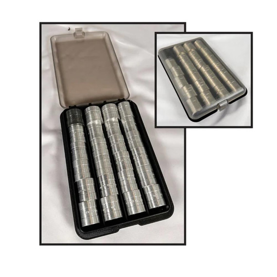 MTM Powder & Shot Bushing Box Black and Clear MTPSBB