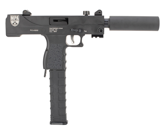 MasterPiece Arms 30T Defender Top Cocking TB 9mm Luger 5.50" 30+1 Black Cerakote 73498