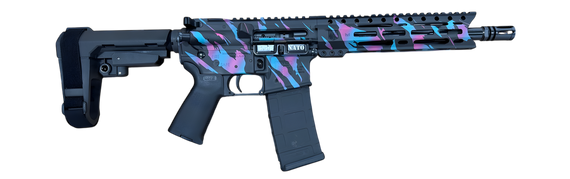 DIAMONDBACK DB15 MIAMI TIGER STRIPE 5.56 10" PISTOL W/SBA3 BRACE 30RD MAG DIAMDB197AK042-MTS