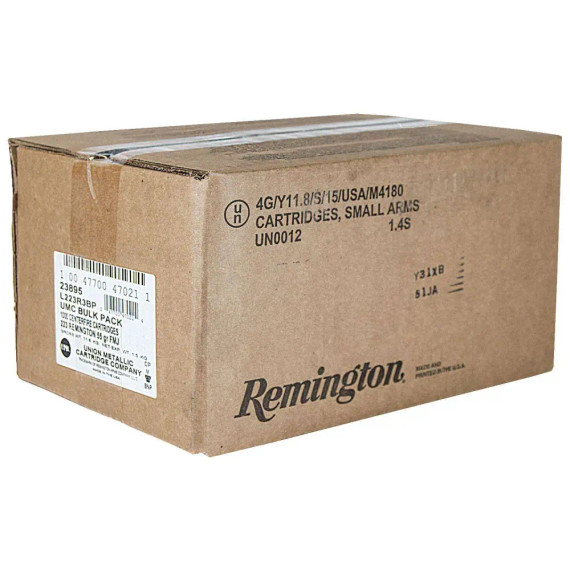REMINGTON L223R3BP 223REM 55G FMJ 1000RD BULK REMI23895