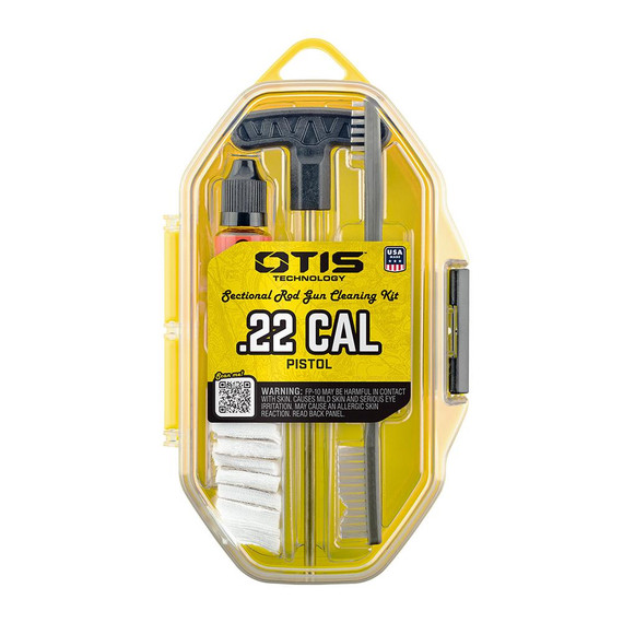 Otis Handgun Cleaning Kit with Brass Rod .22 Cal OYFGSRS22P