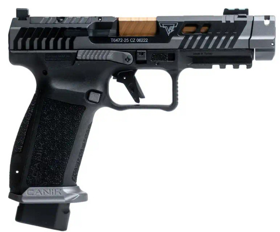 CENTURY CANIK TTI COMBAT SMOKE W/MECANIK OPTIC 9MM PISTOL 4.6" 2-18RD O17_CENTHG7854SV_N