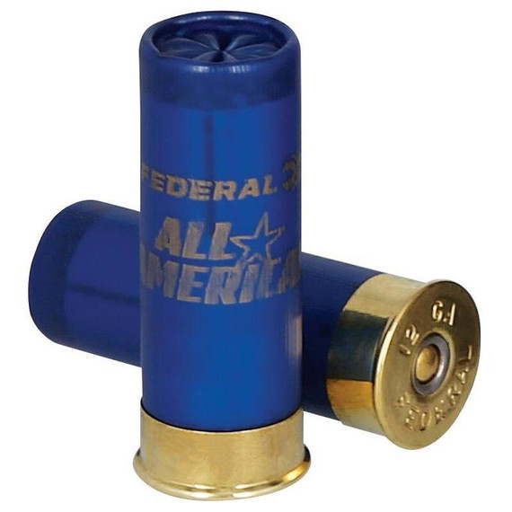Federal All American Shotshells 12ga 2-3/4" 1-1/8oz 1200 fps #7.5 25/ct FAFAA12H75