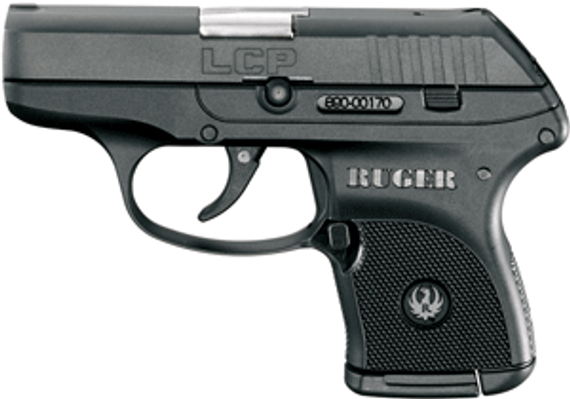 RUGER LCP 380ACP 6-SHOT FSBLUED BLACK SYNTHETIC G3701
