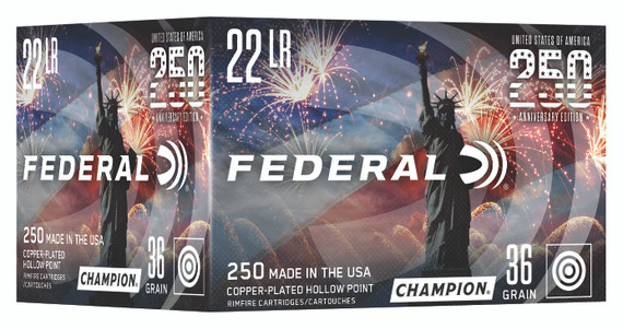FEDERAL 22LR 36GR CPHP  250TH 250RD/BX 10BX/CS FEDE750USA