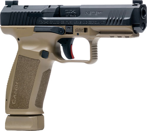 CANIK METE SFT 9MM 4.46" BBLOR FS 1-18/1-20 MAG FDE FRAME GHG5636N