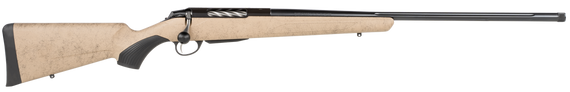 Tikka JRTXRT382 T3x Lite 6.5 Creedmoor 3+1 24.30" Fluted/Threaded, Black Barrel/Rec, Black Webbed Tan Roughtech Synthetic Stock, Interchangeable Grip, Muzzle Brake 121548