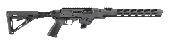 Ruger 19126 PC Carbine *State Compliant 9mm Luger 10+1 16.12" Fluted Barrel, Type III Hard Coat Anodized Aluminum Alloy Receiver, Fixed Magpul MOE Stock, M-Lok Accessory Slots, Optics Ready 118089