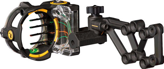 TROPHY RIDGE BOW SIGHT REACT</br>H4 4-PIN .019 RH BLACK AATS0014R19