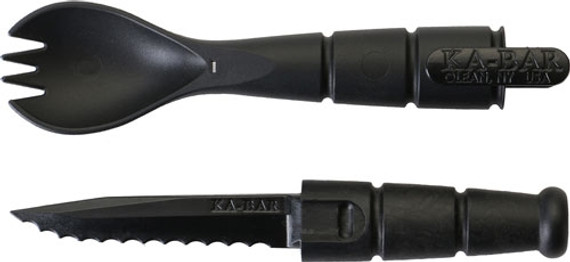 KA-BAR MIL-SPEC SPORK/KNIFE3 PACK OD GREEN/BLACK/BROWN K9909MIL
