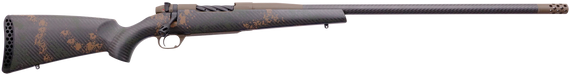 Weatherby MCB20N65CMR4B Mark V Backcountry 2.0 Carbon 6.5 Creedmoor 4+1 22" Carbon Fiber Wrapped Barrel, Patriot Brown Cerakote Metal Finish, Backcountry 2.0 Carbon Peak 44 Blacktooth Stock 140632