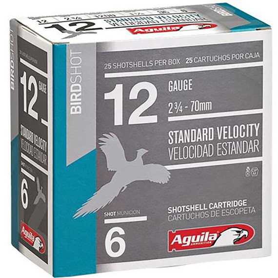 STD VELOCITY GAME LOAD 12 GAUGE 2-3/4'' 1-1/8OZ #6 SHOT 25/BX 250032063