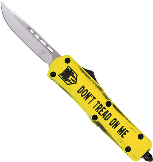 COBRATEC MEDIUM FS3 OTF DON'TTREAD ON ME 3" DROP POINT MDTOMFS3DNS