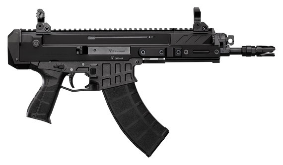 CZ-USA 91460 Bren 2 MS  7.62x39mm 30+1 9.50" Black Steel Barrel, Black Aluminum Receiver w/Picatinny Rail, Carbon Fiber/Polymer Frame, Black Stippled Grip, Right Hand 107692