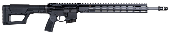 Geissele Automatics 08379LB GFR Stratomatch 6mm ARC 5+1 20", Black, Magpul PRS Lite Stock, OEM Polymer Grip, Muzzle Brake, 15" M-LOK Handgaurd, Ambi Safety 147996