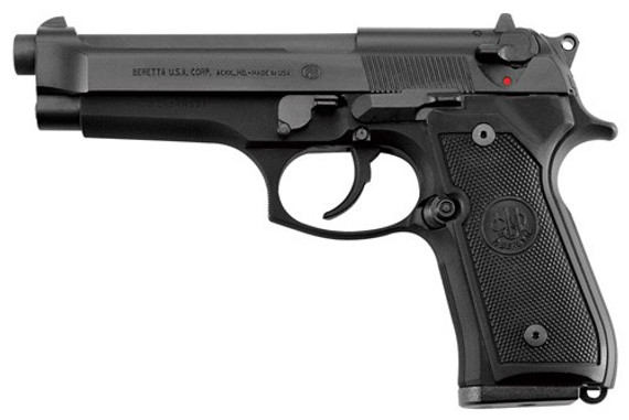 BERETTA 92FS 9MM 4.9" FS 3-DOT10-SHOT BLUED BLACK POLY USA GJ92F300
