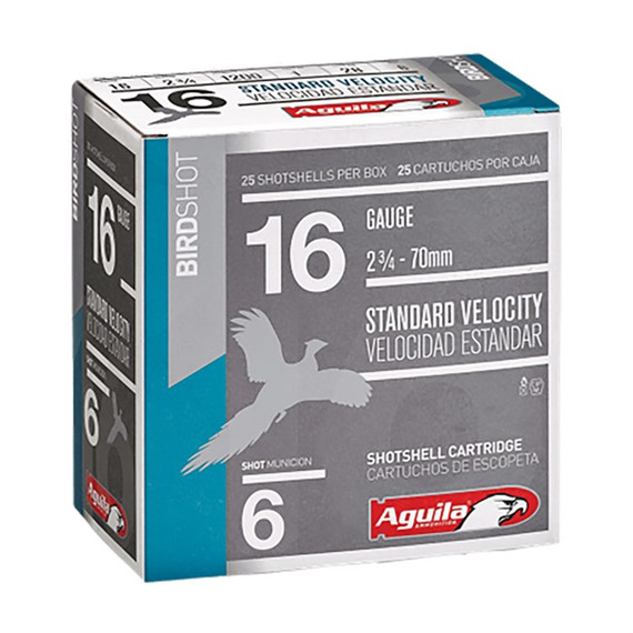 16 GAUGE 2-3/4'' 1OZ #6 SHOT 25/BOX 250032064