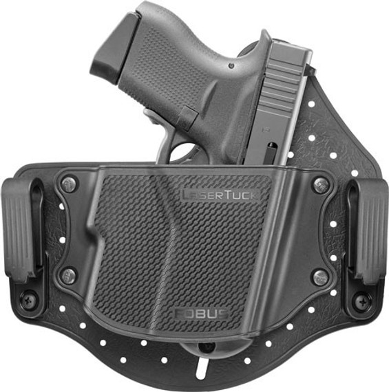 FOBUS HOLSTER UNIVERSAL IWBSINGLE STACK S-COMPACT W/LASER LASERTUCK