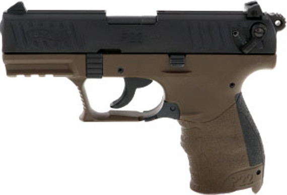 WALTHER P22Q MILITARY 22LR3.4" 2-TONE BLK SLIDE/OD GREEN G5120715
